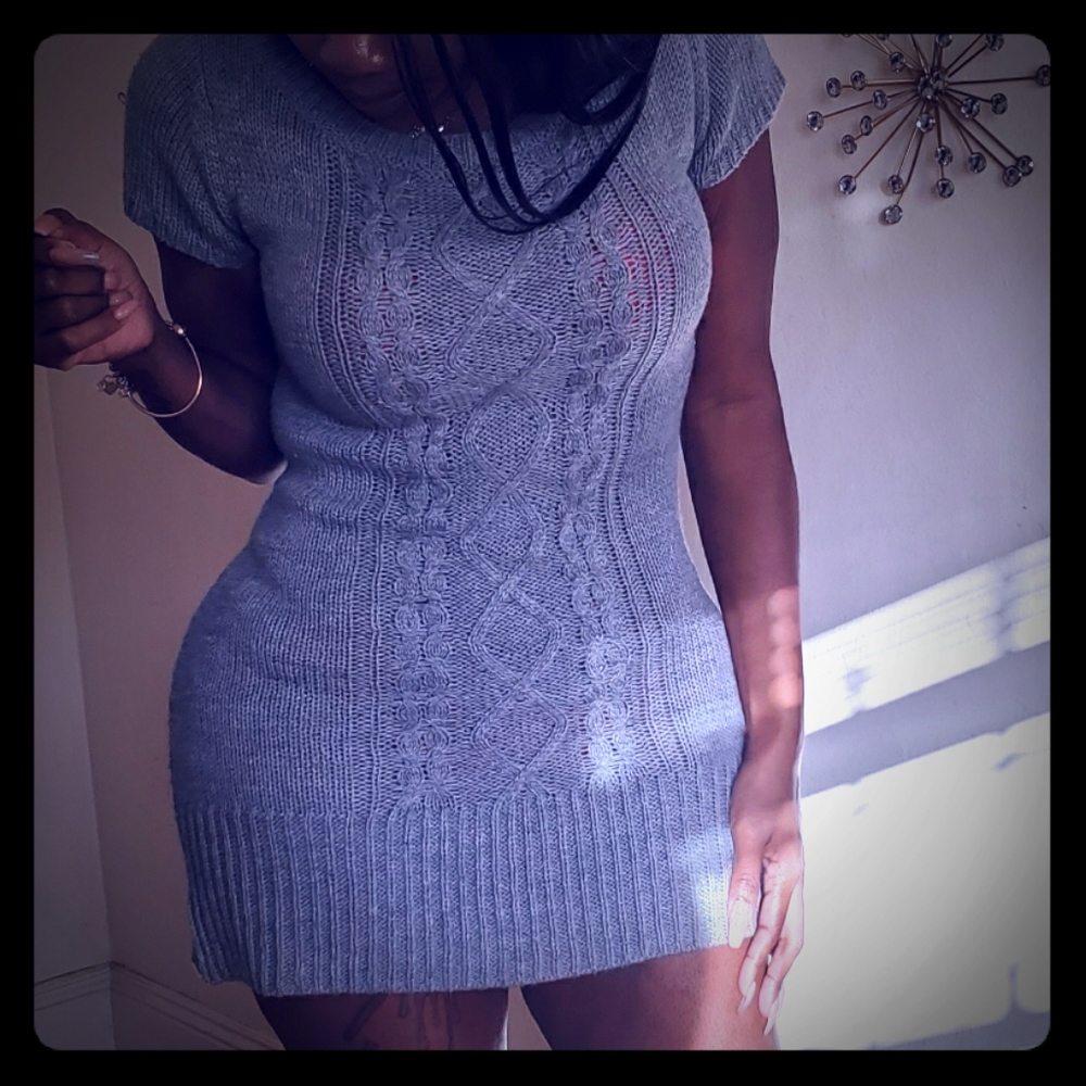 Tunic sweater dress